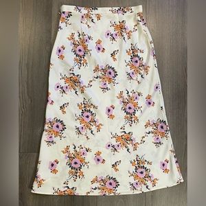Urban Outfitters floral slip skirt size S